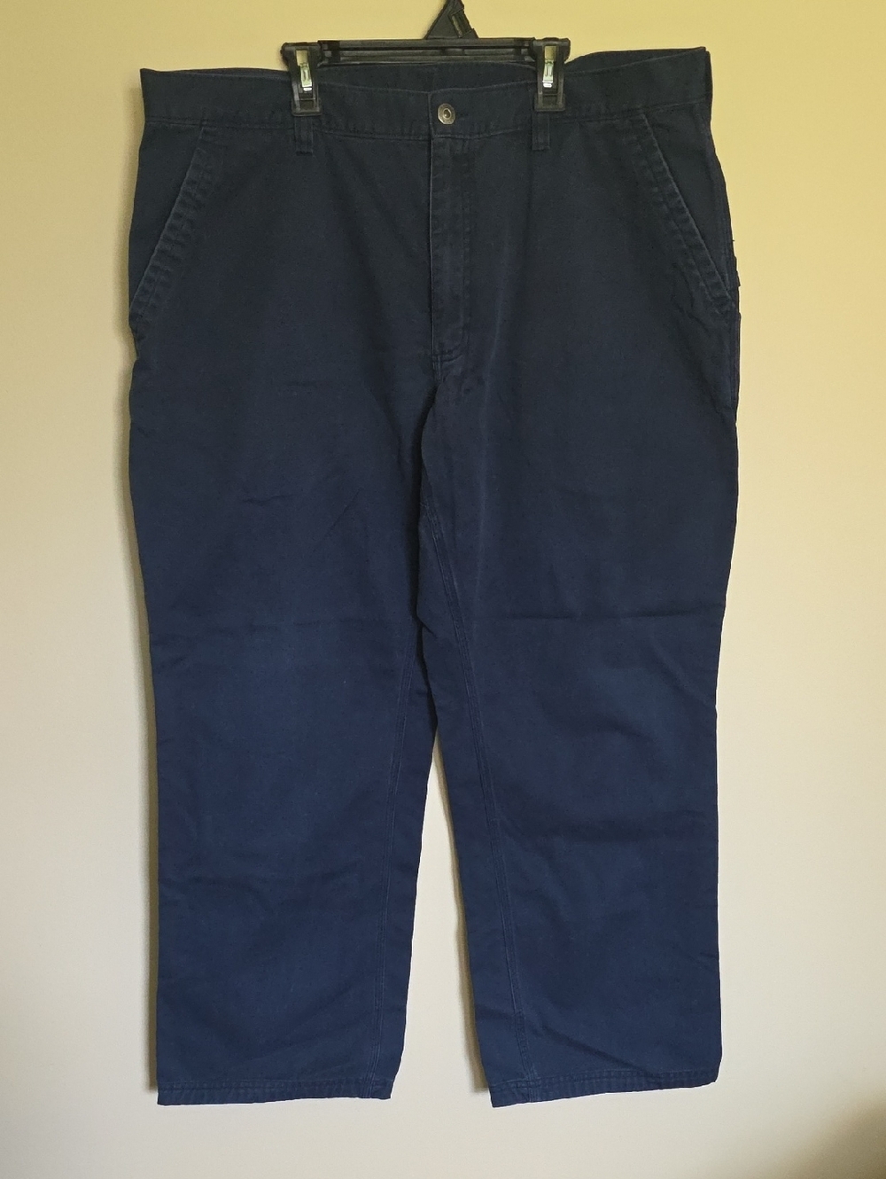 Duluth Trading Co Navy Chino Work Pants